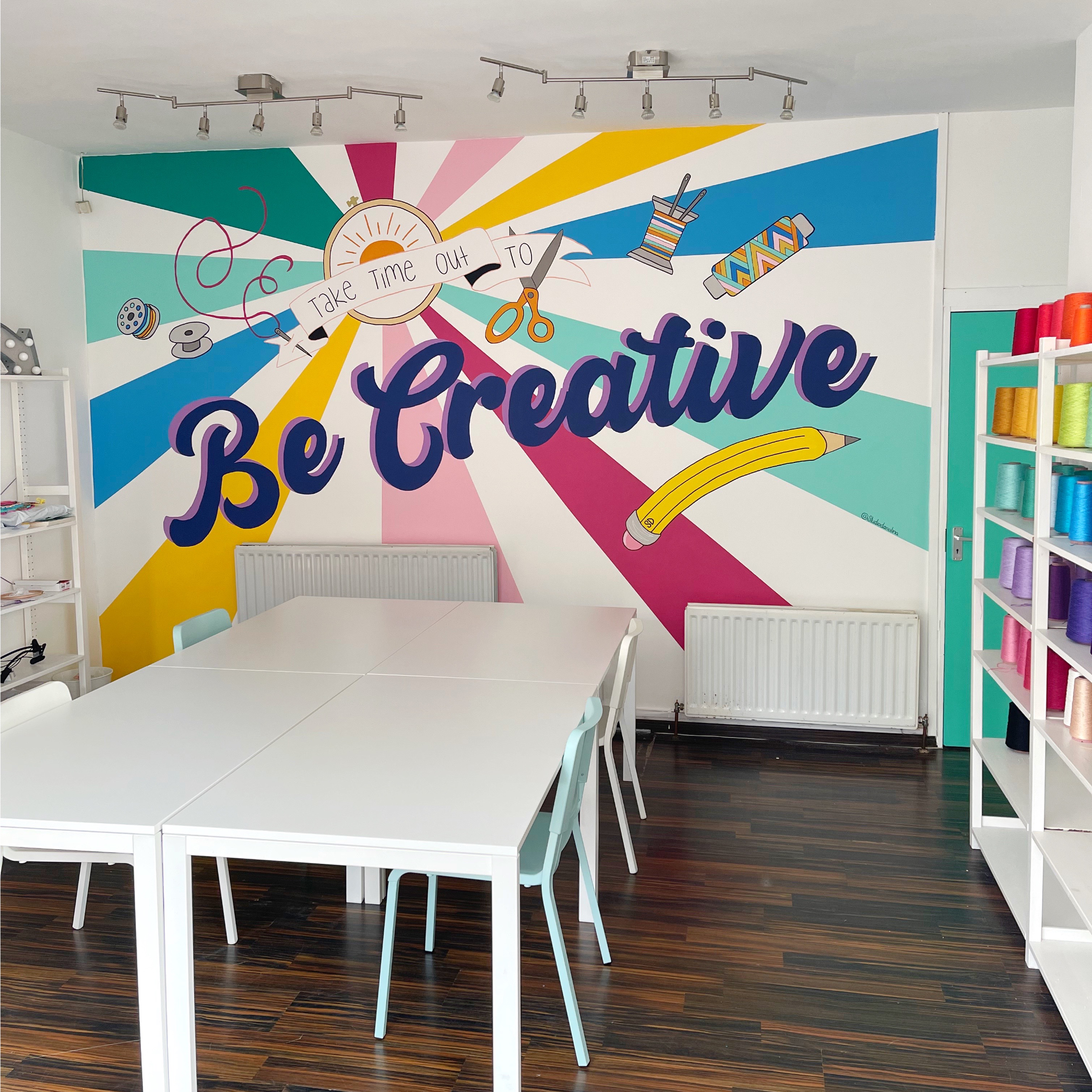 My Studio Dariolina Mural | Hello! Hooray!