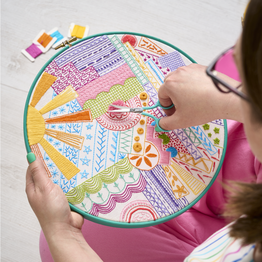 Sampler stitching